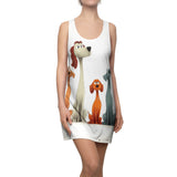 A Tale Of A Tail Women's Cut & Sew Racerback Dress (AOP)