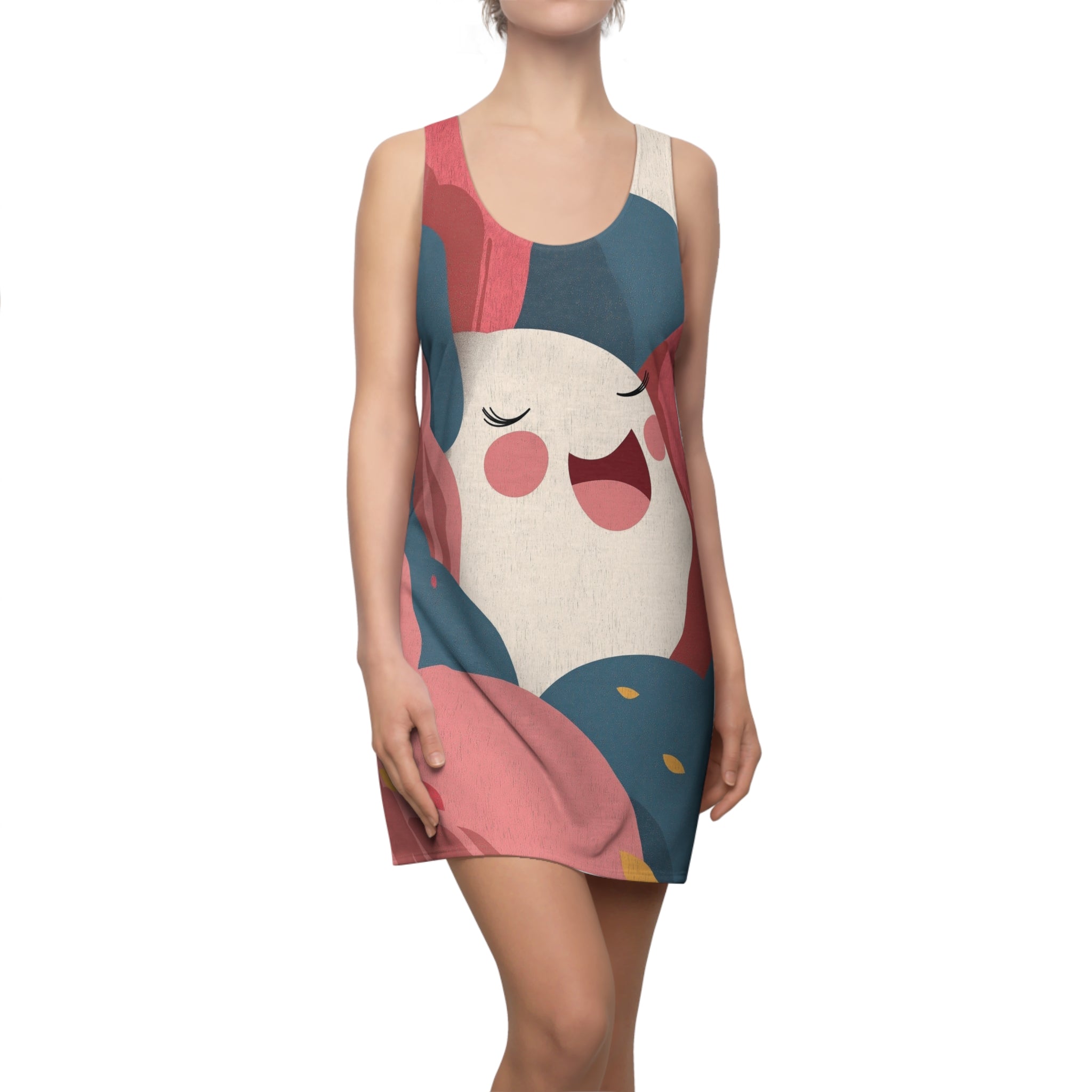 Facing A Joyful Noise Women's Cut & Sew Racerback Dress (AOP)