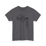 ΩThe End All Of Common Ground - DNA Connected T-Shirt — "Nothing Is Foreign" Illustrated In Black