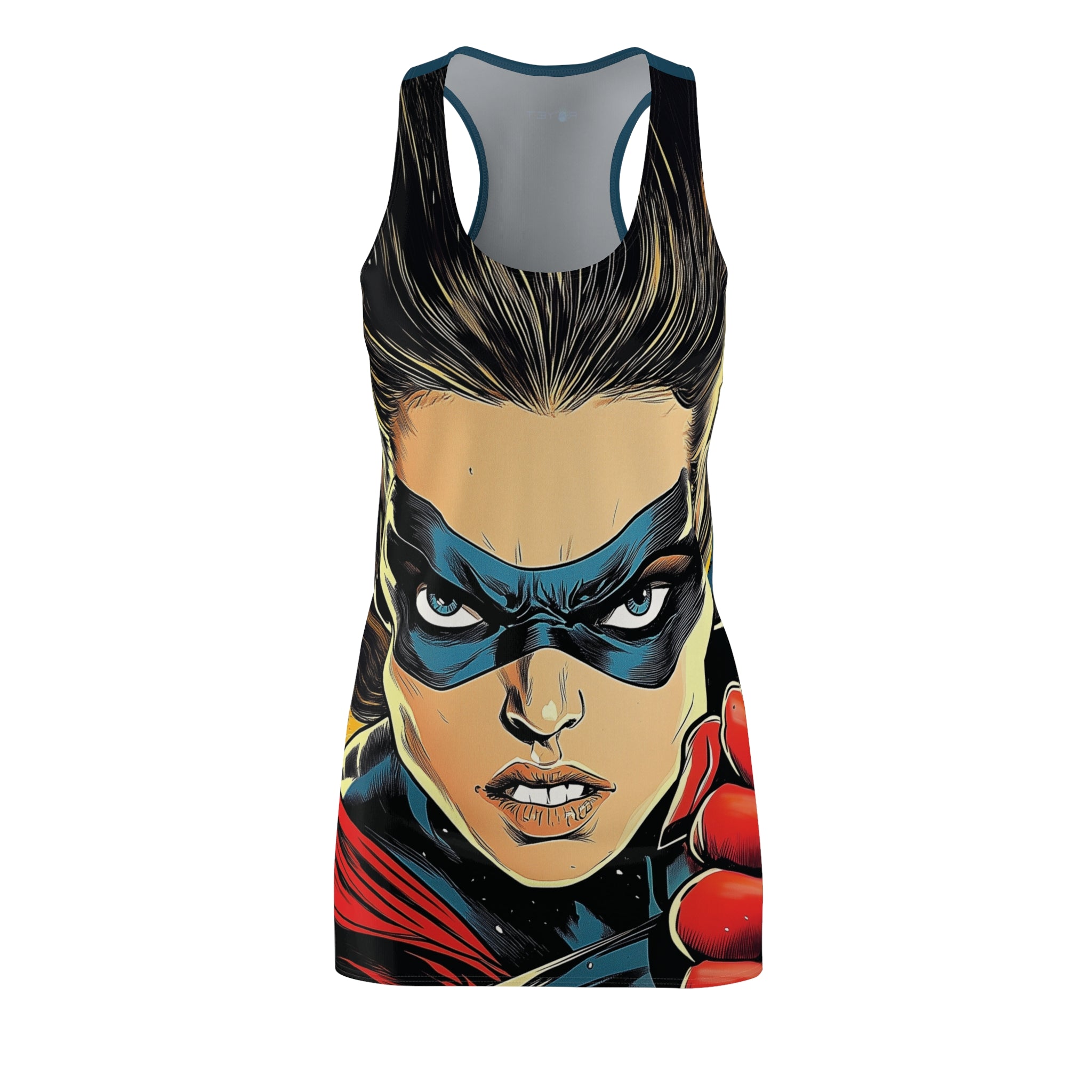 Super Wonder Willow Copy of Women's Cut & Sew Racerback Dress (AOP)