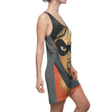Super Mercury Mei Comet Women's Cut & Sew Racerback Dress (AOP)
