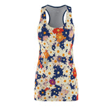 A Cornucopia Of Daisies Women's Cut & Sew Racerback Dress (AOP)