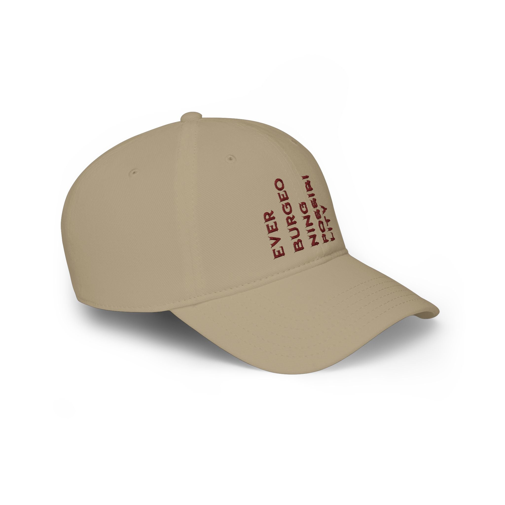Ever Burgeoning Possibility Baseball Cap — Inspirational Vertical Text Hat