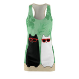 Still Looking For Paradise Women's Cut & Sew Racerback Dress (AOP)