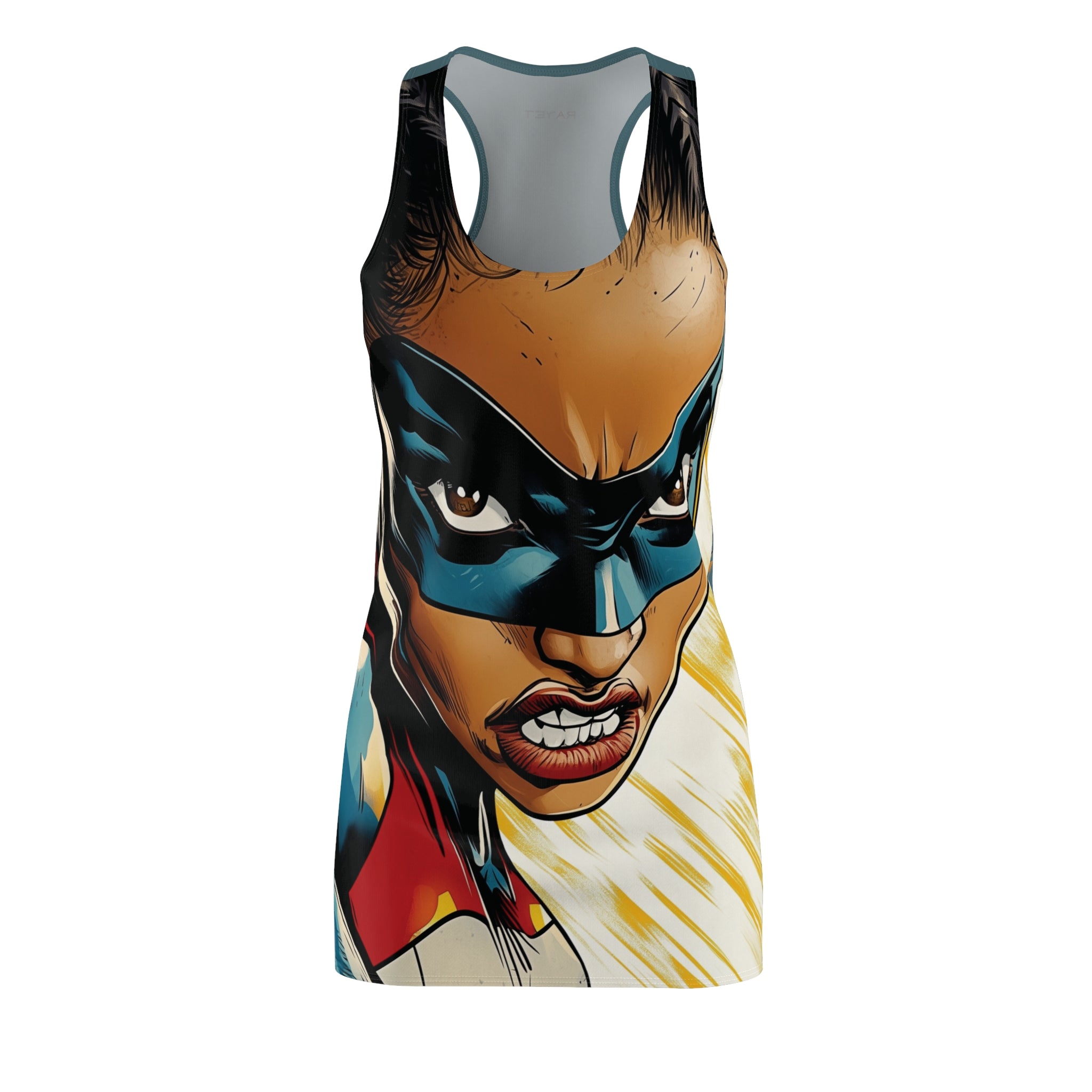 Super Genuine Gia  Women's Cut & Sew Racerback Dress (AOP)