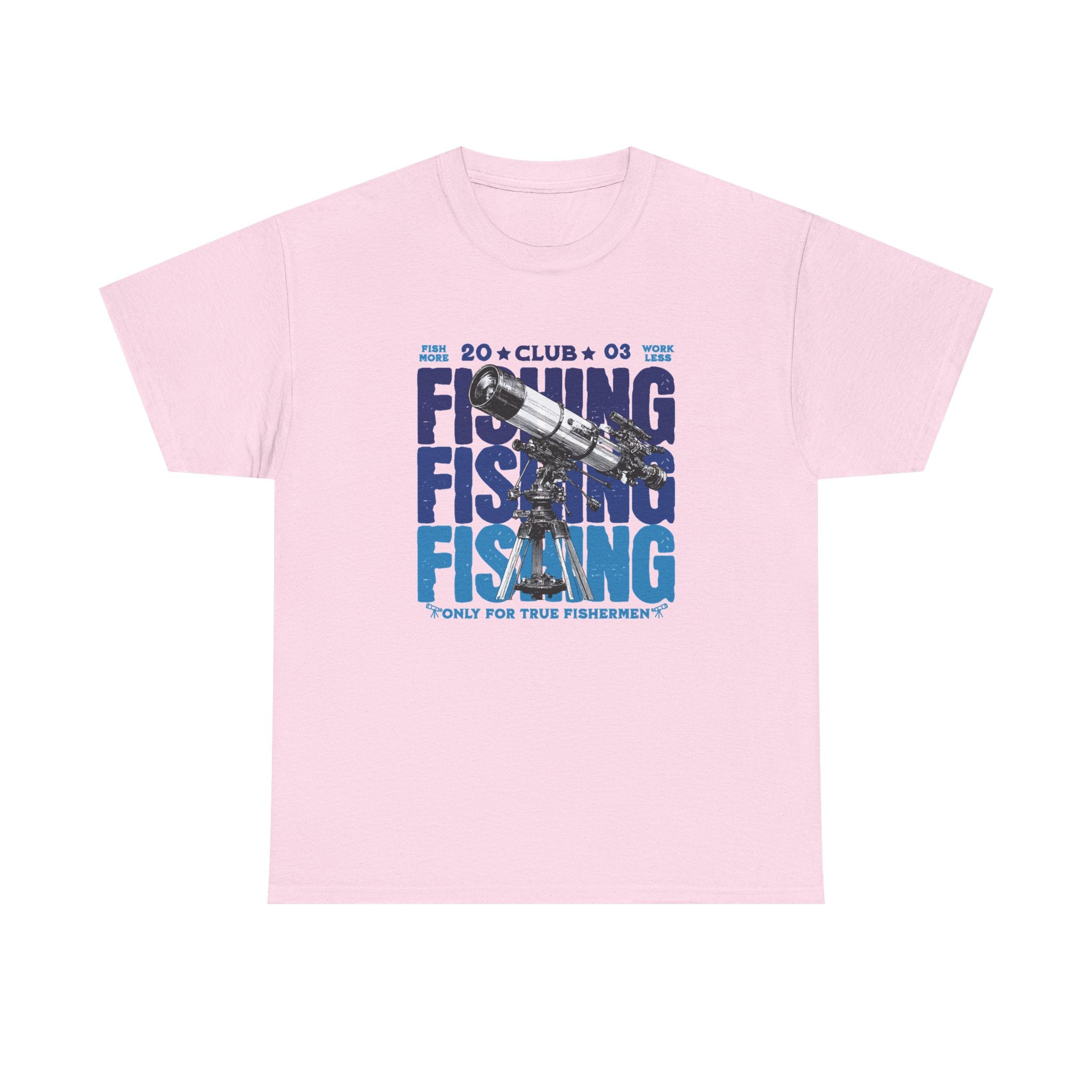 Fishing for Stars T-Shirt — Amateur Astronomer Telescope Tee