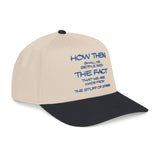 "How Then Shall We Settle Into the Fact that we are made of star stuff." Embroidered Baseball Cap