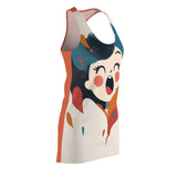 Facing Talent Women's Cut & Sew Racerback Dress (AOP)