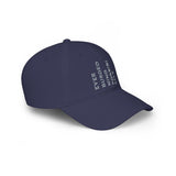 Ever Burgeoning Possibility Baseball Cap — Inspirational Vertical Text Hat