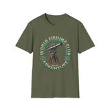 Fishing Club Graphic T-Shirt — Vintage Angler Design ("Fishing" Text)