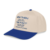 "How Then Shall We Settle Into the Fact that we are made of star stuff." Embroidered Baseball Cap