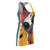 Abstract Alien Women's Cut & Sew Racerback Dress (AOP)
