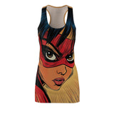 Super Mystical May Women's Cut & Sew Racerback Dress (AOP)