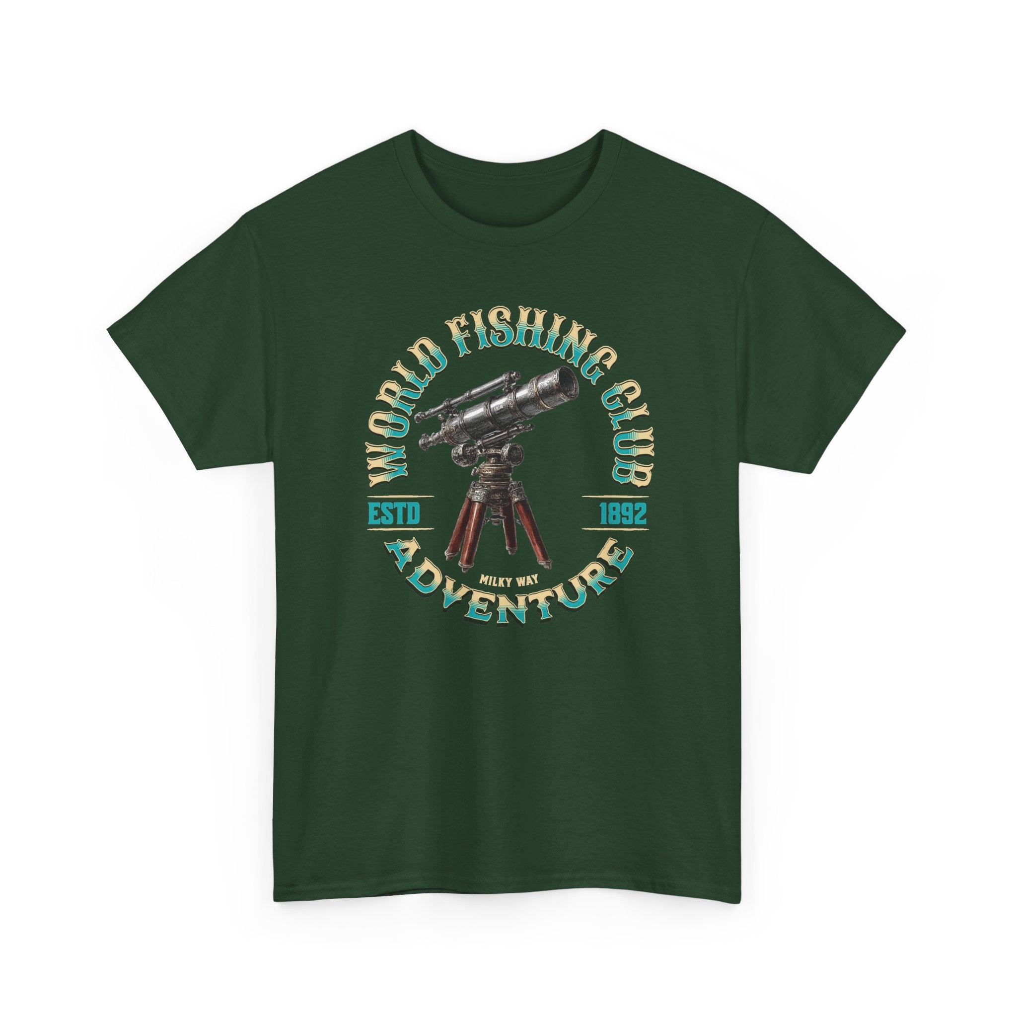Fishing for Stars T-Shirt — Amateur Astronomer Telescope Tee