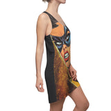 Super Rogue Ruby  Women's Cut & Sew Racerback Dress (AOP)