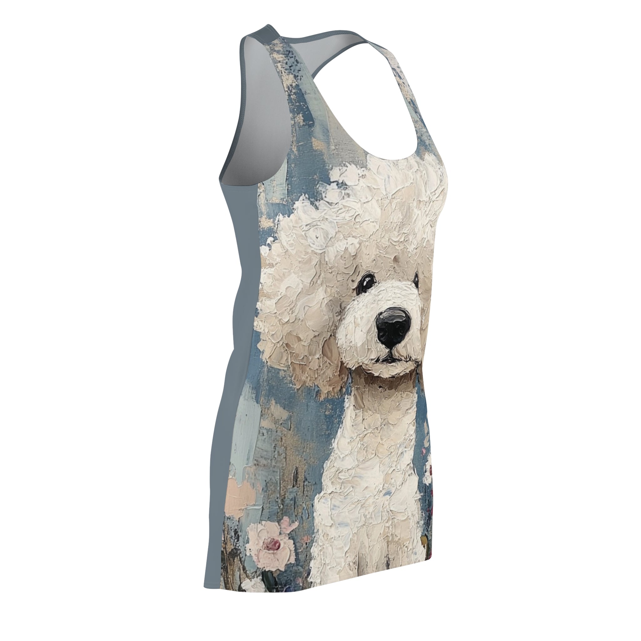 Cotton Candy Women's Cut & Sew Racerback Dress (AOP)