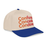 For Those Who Always Knew What It Was "Conform Concede Connive" Baseball Cap — Embroidered Cap