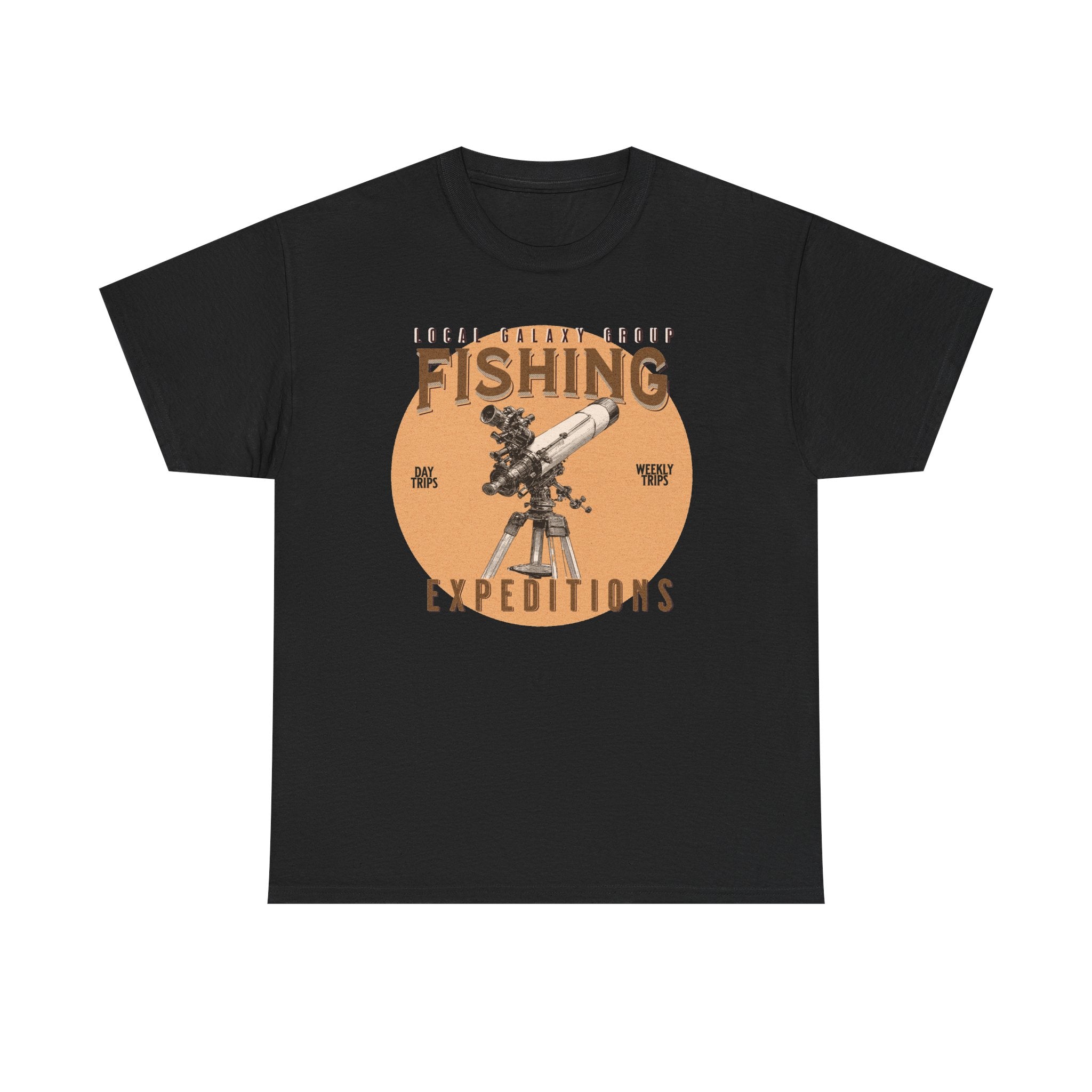 Fishing for Stars T-Shirt — Amateur Astronomer Telescope Tee