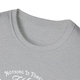 ΩThe End All Of Common Ground - DNA Connected T-Shirt — "Nothing Is Foreign" Illustrated In White