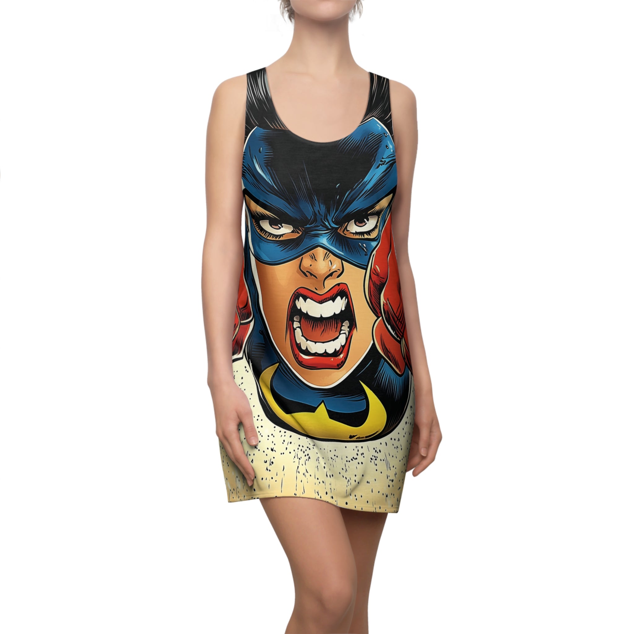 Women's Cut & Sew Racerback Dress (AOP)