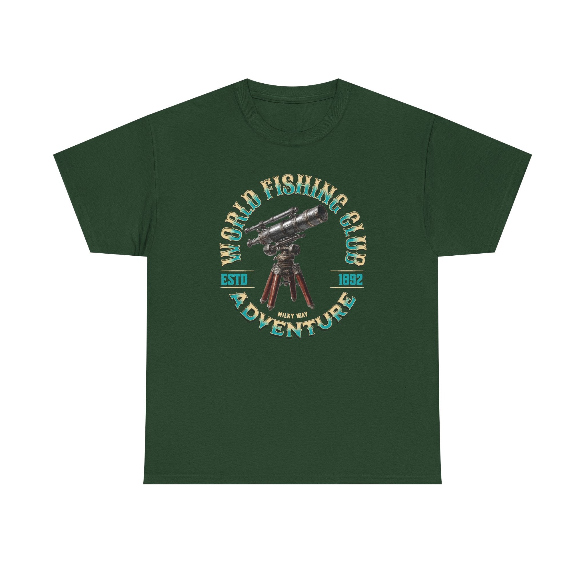 Fishing for Stars T-Shirt — Amateur Astronomer Telescope Tee