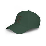 "How Then Shall We Settle Into the Fact that we are made of star stuff." Embroidered Baseball Cap
