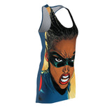 Super Resilient Rita Women's Cut & Sew Racerback Dress (AOP)