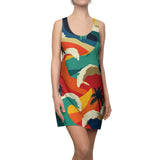 Big Wave Summer Women's Cut & Sew Racerback Dress (AOP)