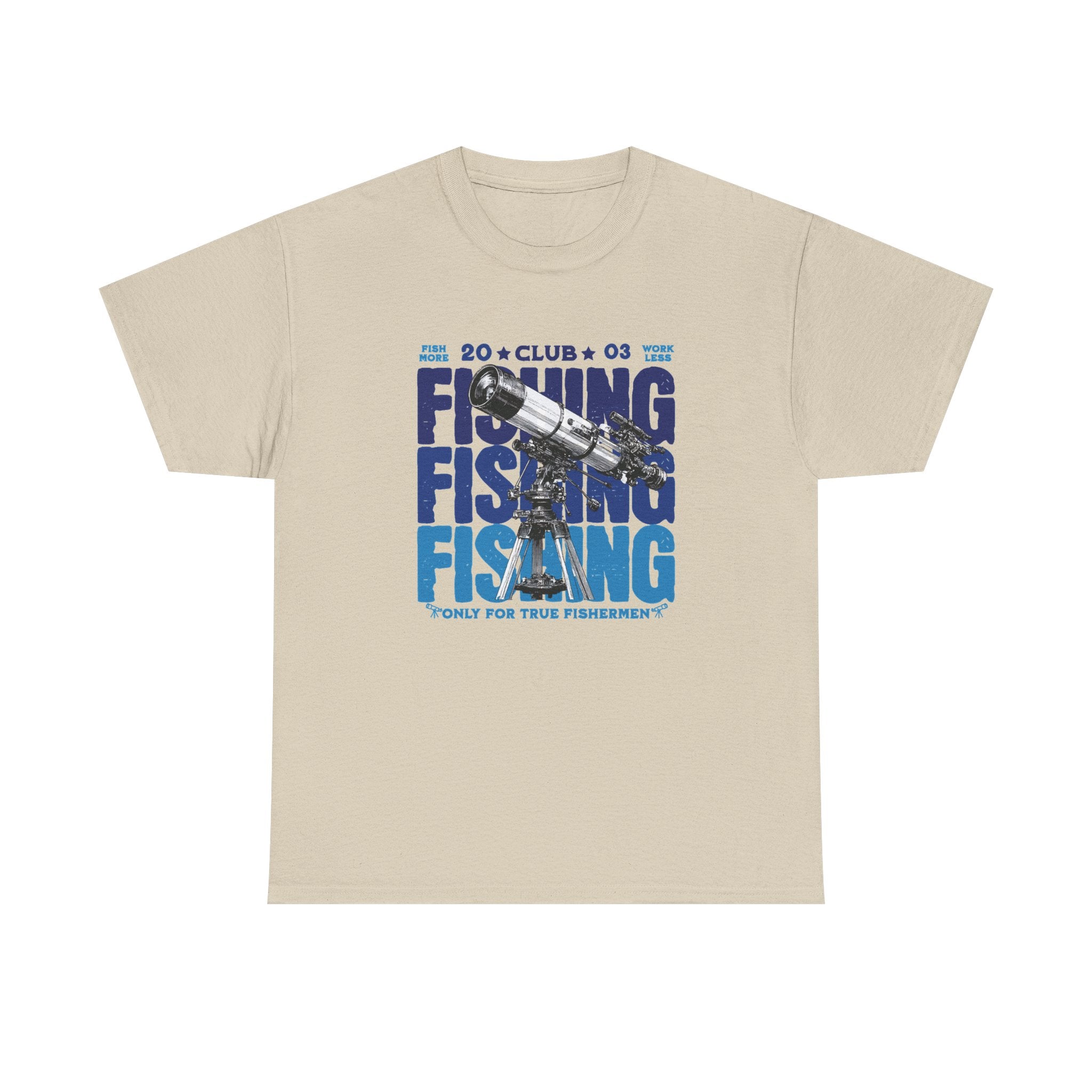 Fishing for Stars T-Shirt — Amateur Astronomer Telescope Tee