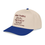 "How Then Shall We Settle Into the Fact that we are made of star stuff." Embroidered Baseball Cap