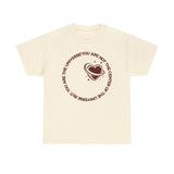 "You Are Not the Center of the Universe, But You Are The Universe" Retro Heart Graphic Tee