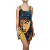 Violent Violet Women's Cut & Sew Racerback Dress (AOP)