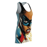 Super Genuine Gia  Women's Cut & Sew Racerback Dress (AOP)