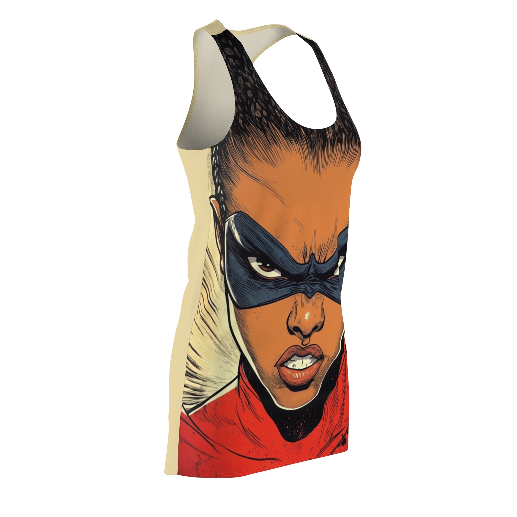 Super Magic Mona Women's Cut & Sew Racerback Dress (AOP)uper