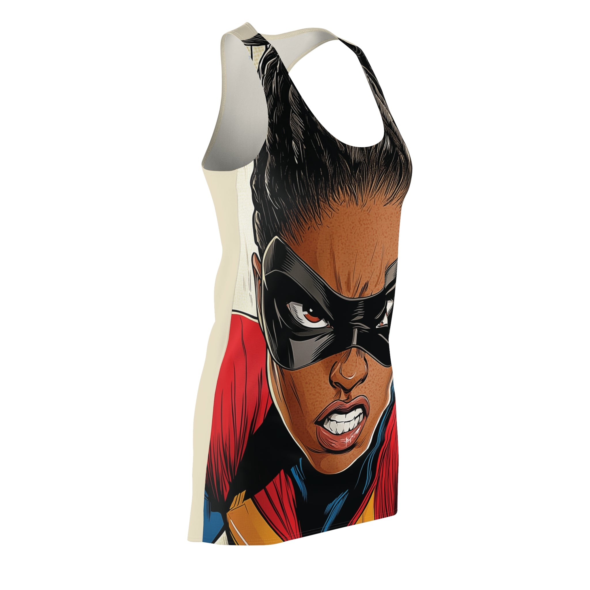 Super Dangerous Destiny Women's Cut & Sew Racerback Dress (AOP)