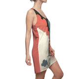 You Lovin It Letitia Women's Cut & Sew Racerback Dress (AOP)