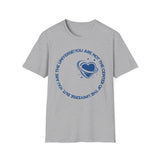 "You Are Not the Center of the Universe, But You Are The Universe" Retro Heart Graphic Tee