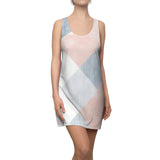 Diamonds Stacked On Diamonds Women's Cut & Sew Racerback Dress (AOP)