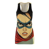 Super Titan Tomoe Women's Cut & Sew Racerback Dress (AOP)