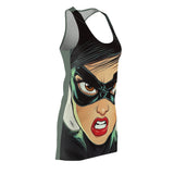 Super Verdant Vera Women's Cut & Sew Racerback Dress (AOP)