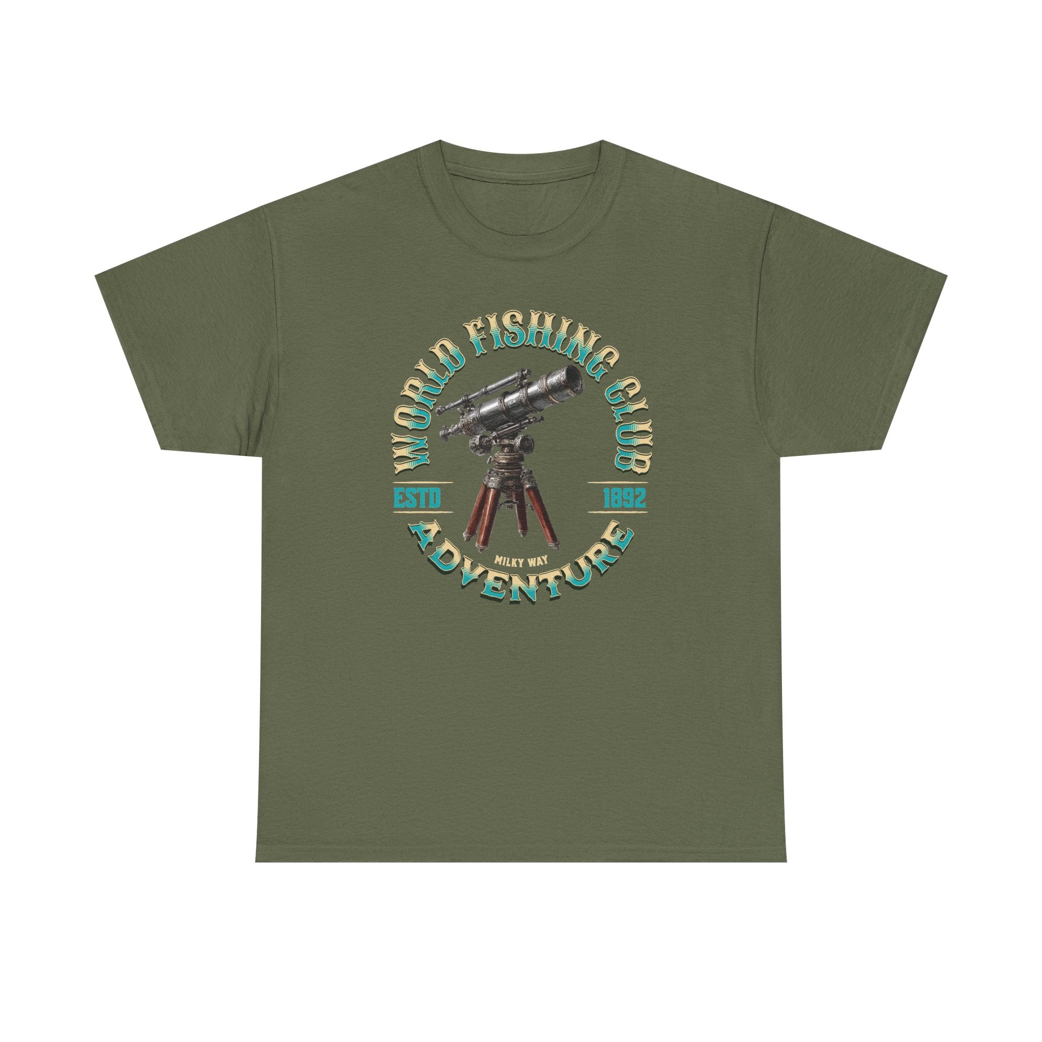 Fishing for Stars T-Shirt — Amateur Astronomer Telescope Tee