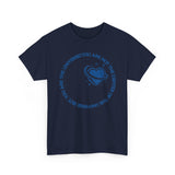 "You Are Not the Center of the Universe, But You Are The Universe" Retro Heart Graphic Tee
