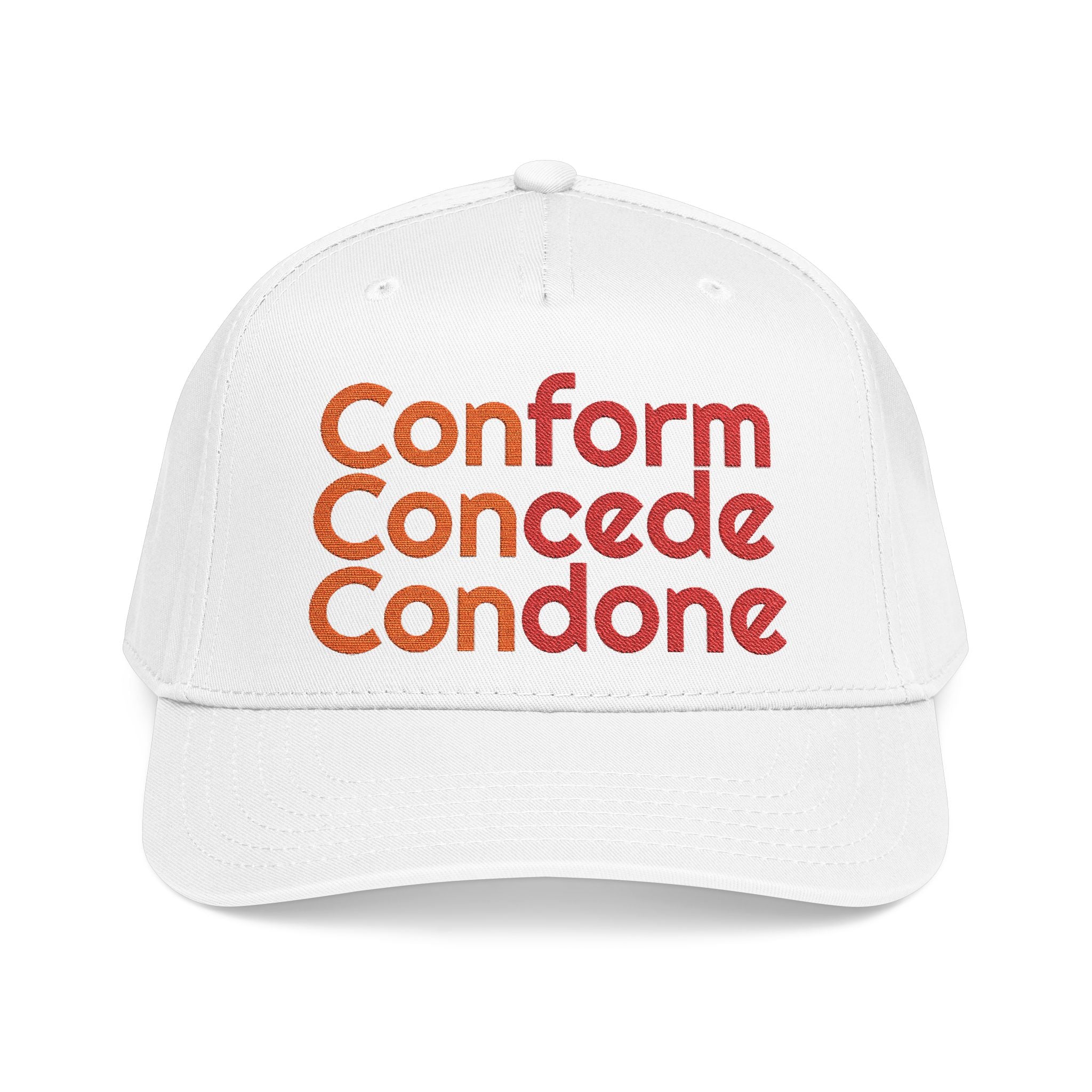 For Those Who Always Knew What It Was "Conform Concede Connive" Baseball Cap — Embroidered Cap