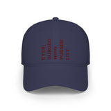 Ever Burgeoning Possibility Baseball Cap — Inspirational Vertical Text Hat