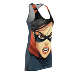 Super Nova Naomi Women's Cut & Sew Racerback Dress (AOP)