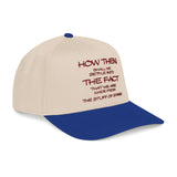 "How Then Shall We Settle Into the Fact that we are made of star stuff." Embroidered Baseball Cap