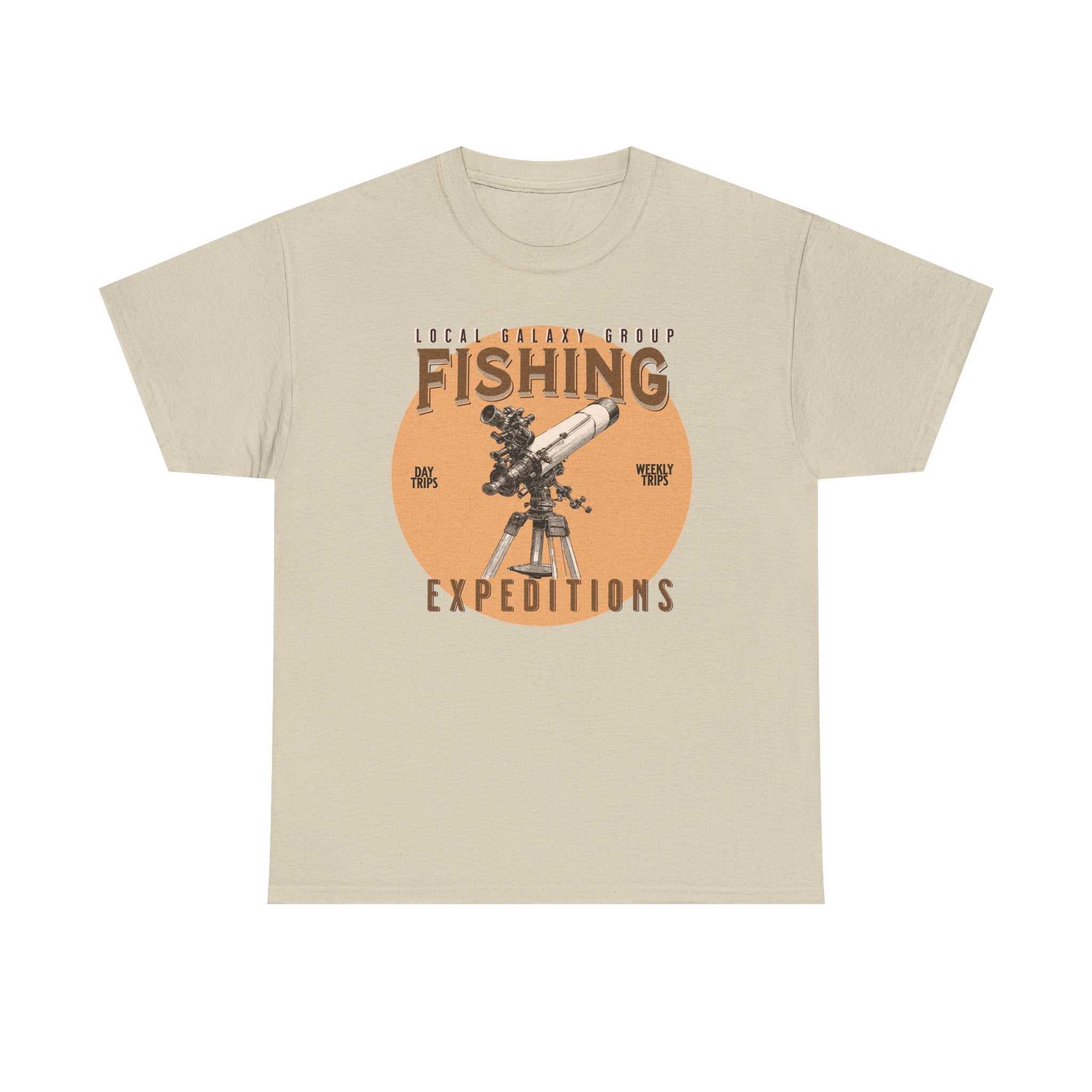 Fishing for Stars T-Shirt — Amateur Astronomer Telescope Tee