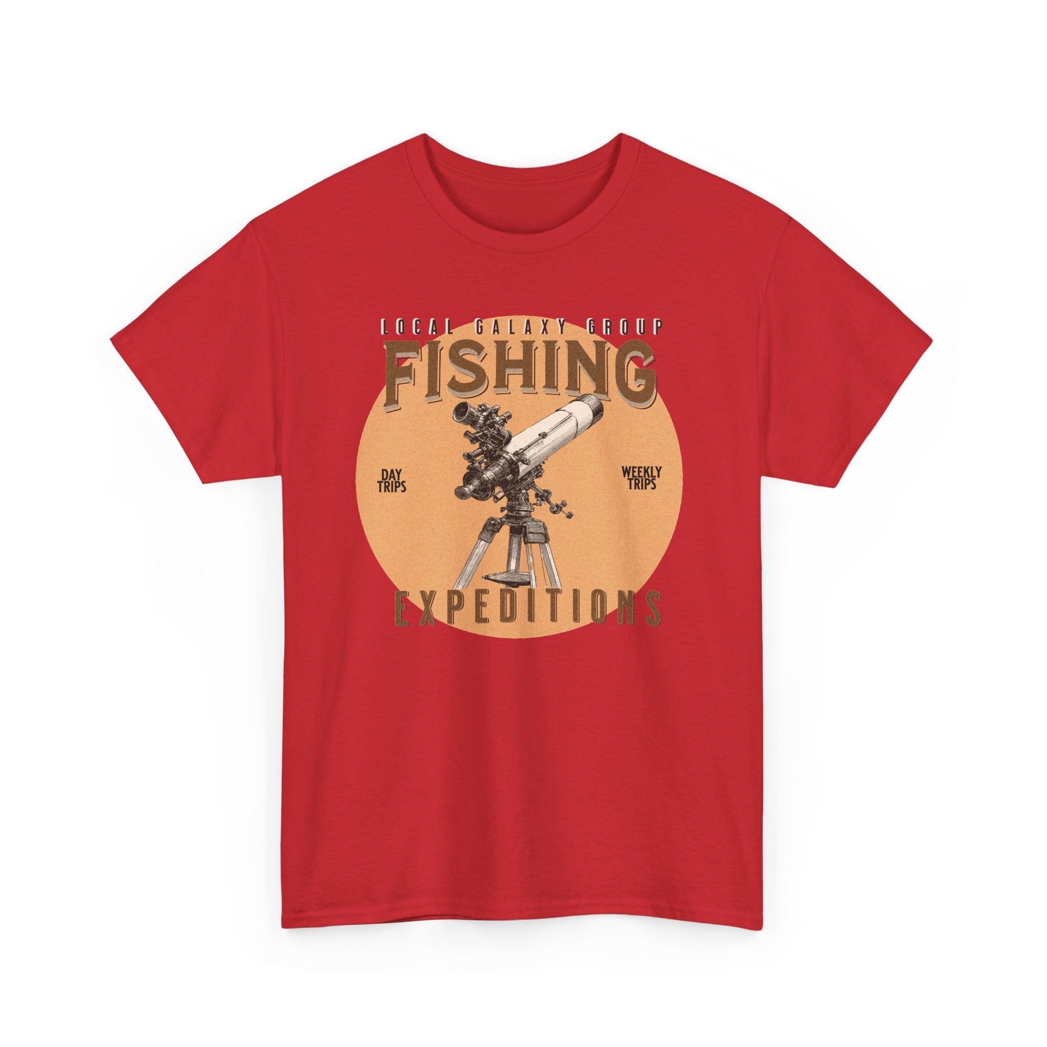 Fishing for Stars T-Shirt — Amateur Astronomer Telescope Tee
