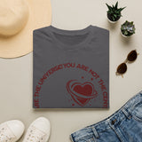"You Are Not the Center of the Universe, But You Are The Universe" Retro Heart Graphic Tee