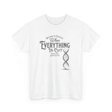 ΩThe End All Of Common Ground - DNA Connected T-Shirt — "Nothing Is Foreign" Illustrated In Gray